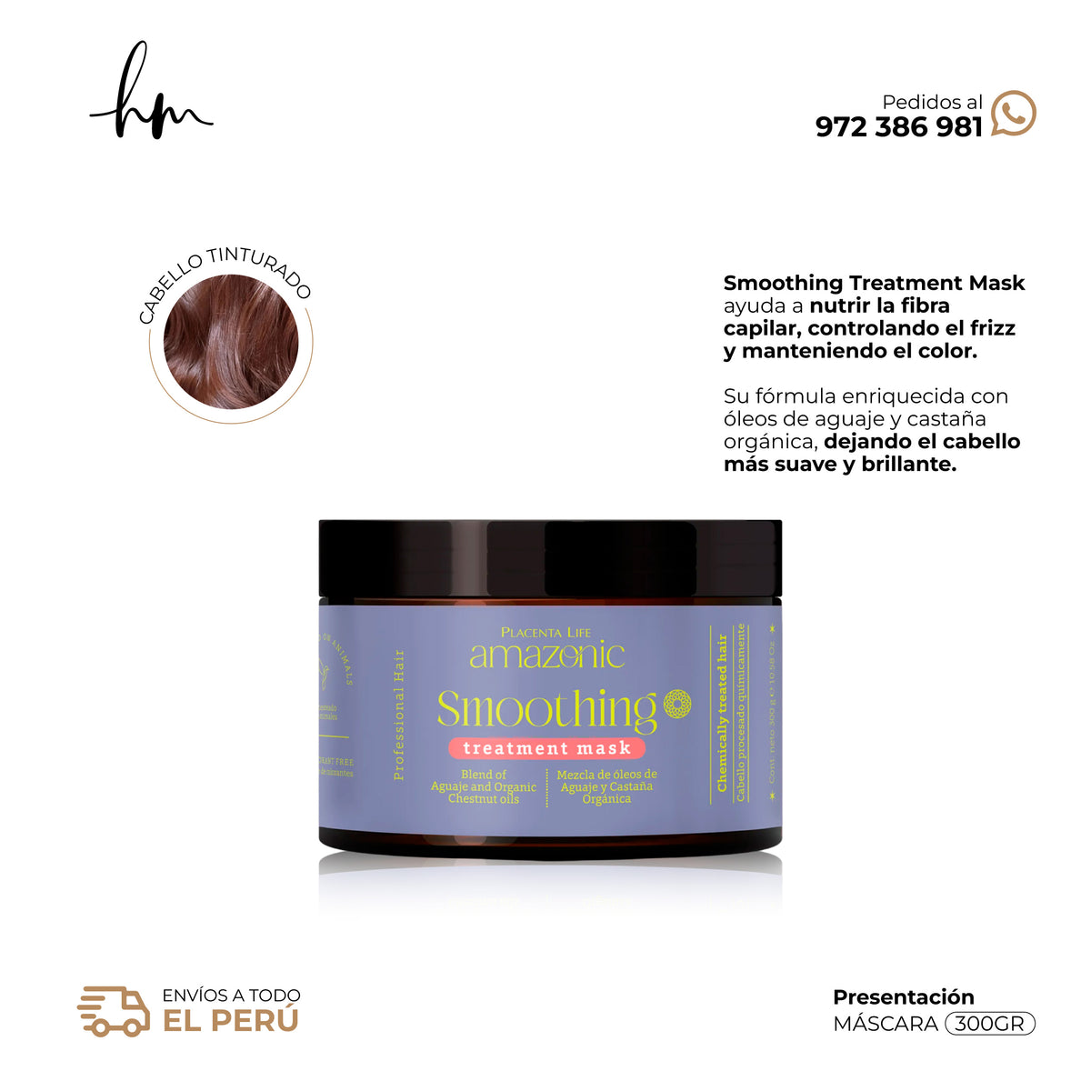 AMAZONIC Smoothing • Mascara 300gr
