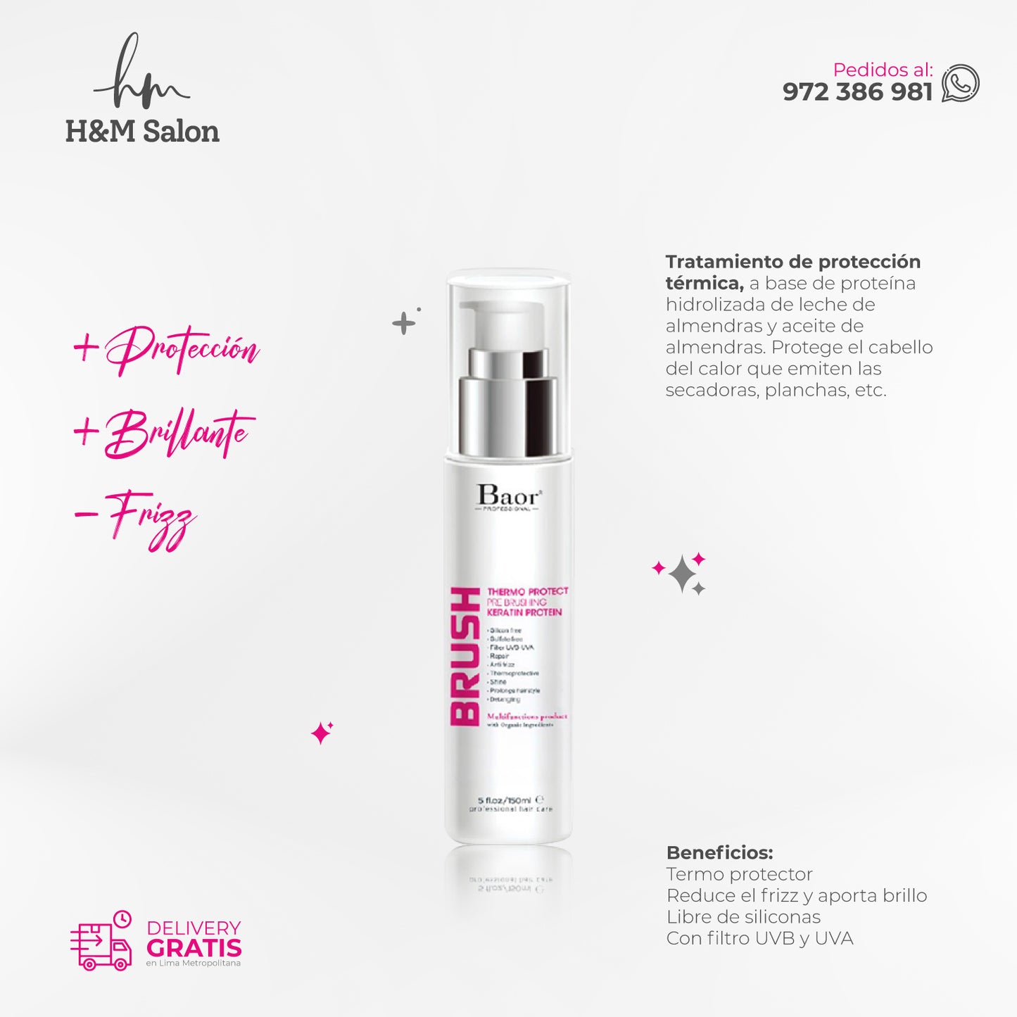 BAOR BRUSH Termo Protector 150 ml