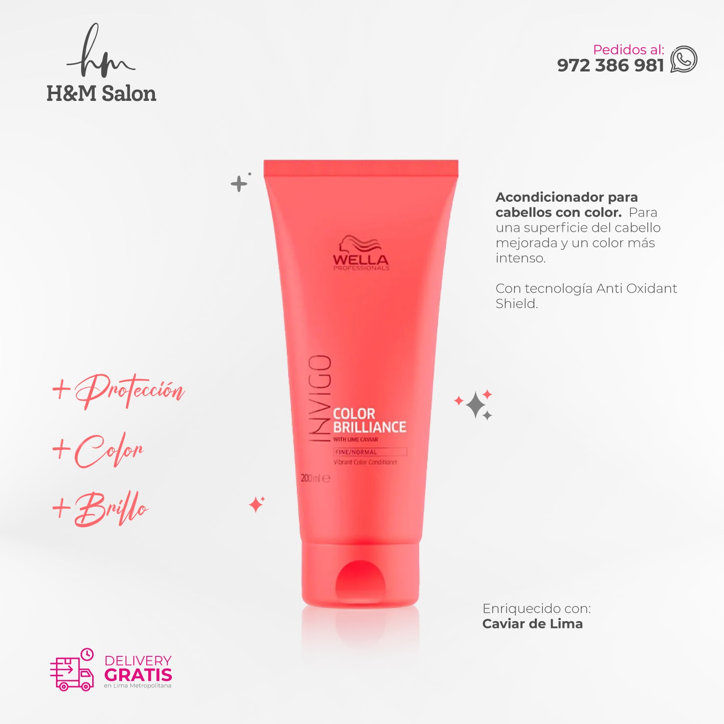 WELLA - INVIGO COLOR BRILLANCE acondicionador 200 ml