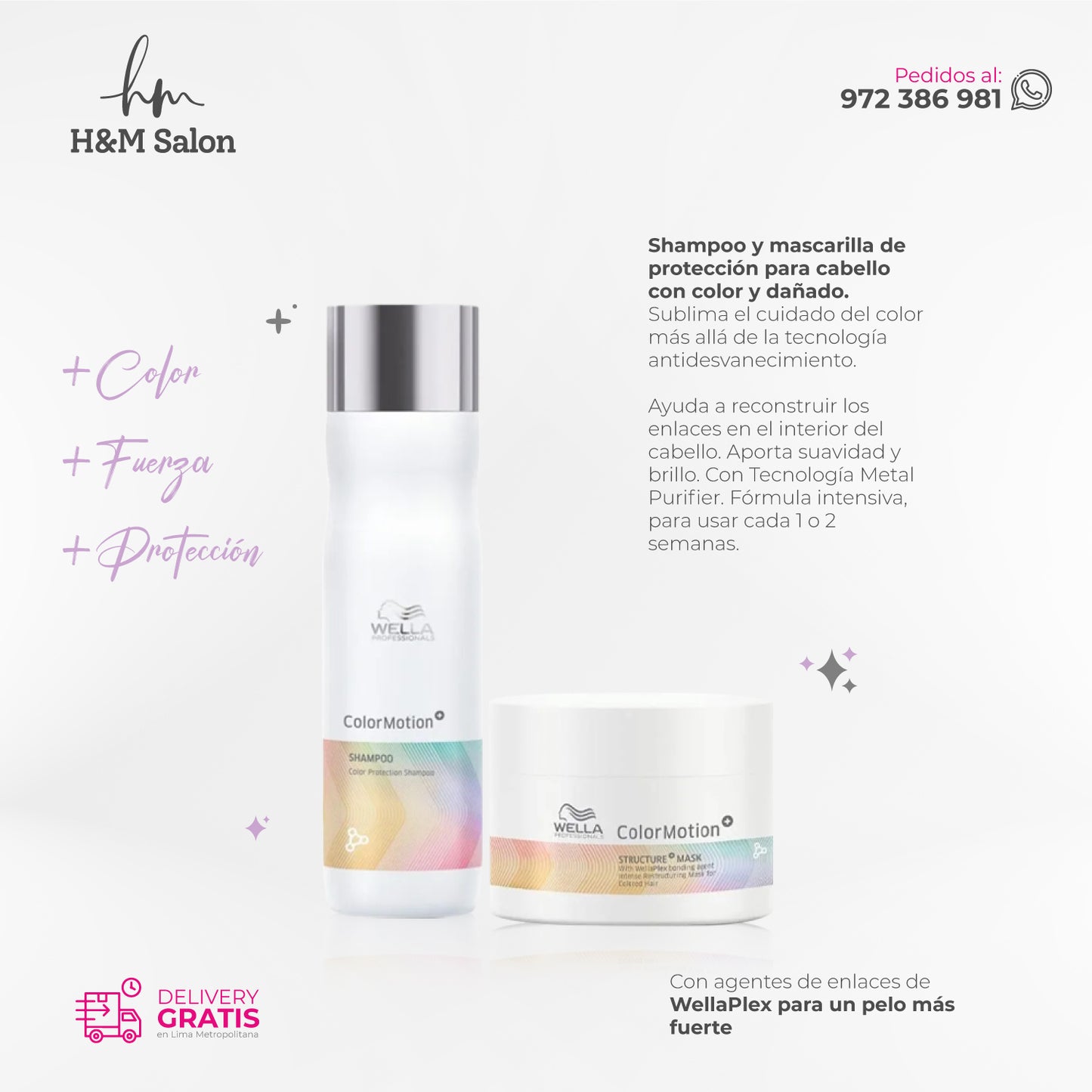 WELLA - COLOR MOTION DUO shampoo + mascara
