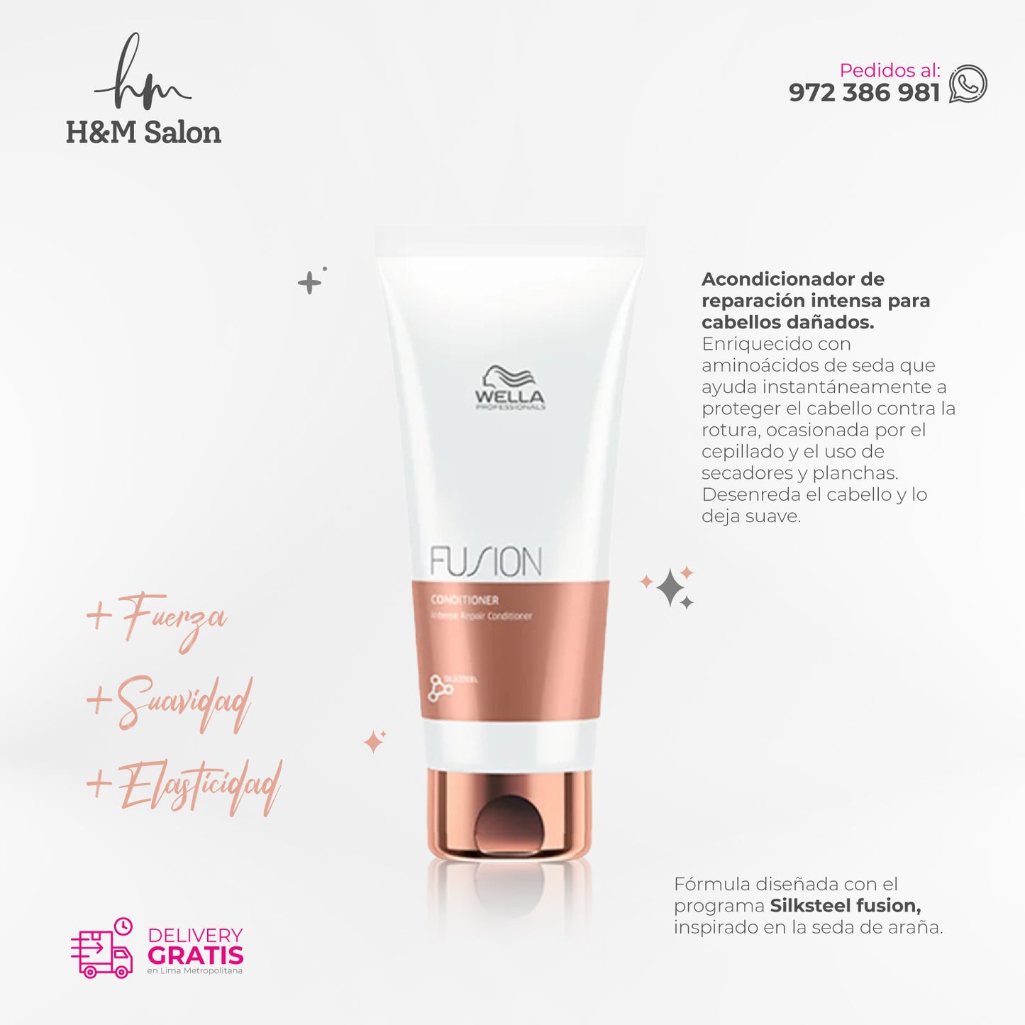 WELLA - FUSION DUO shampoo + acondicionador
