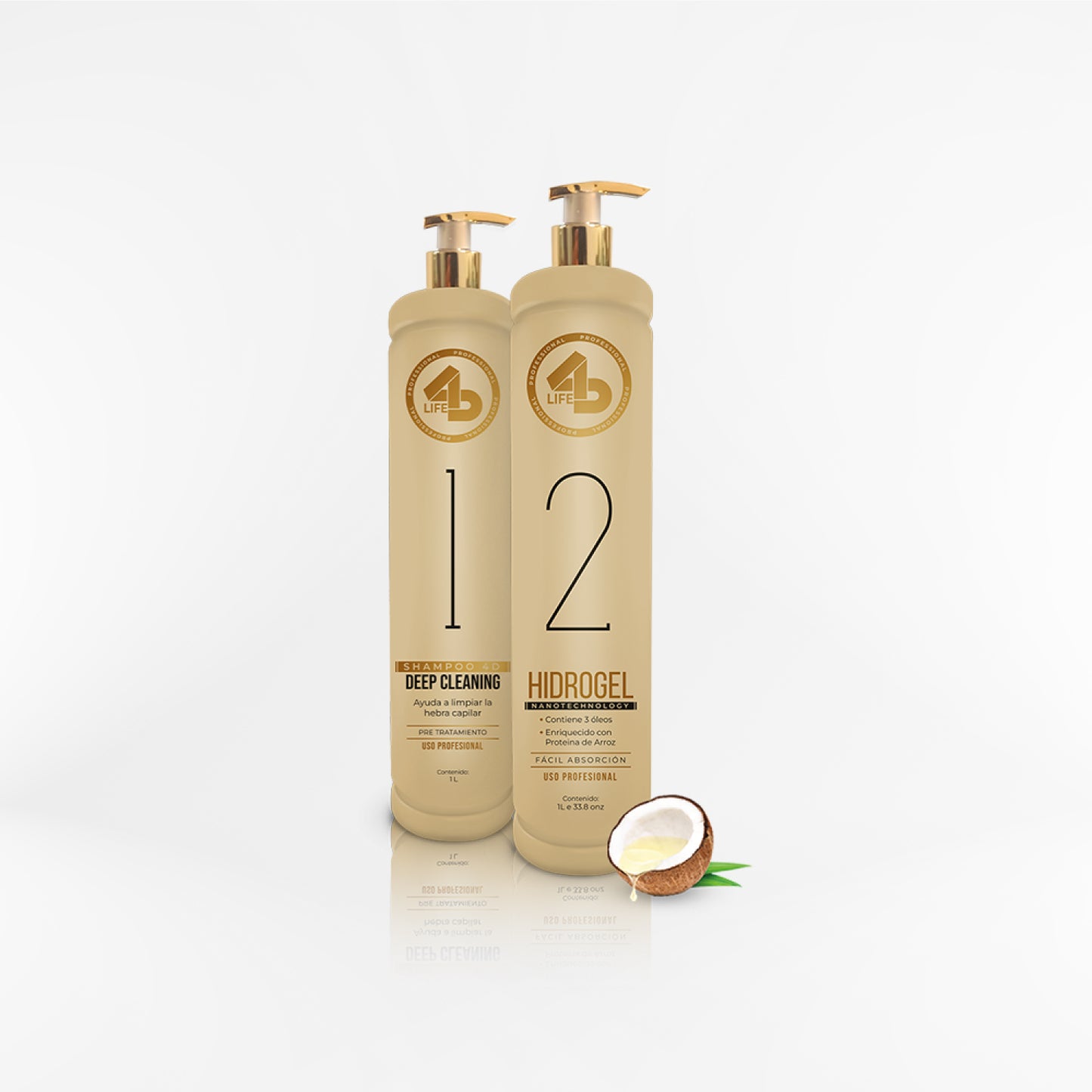 4D PROFESSIONAL - ALISADO HYDROGEL 4D 1L