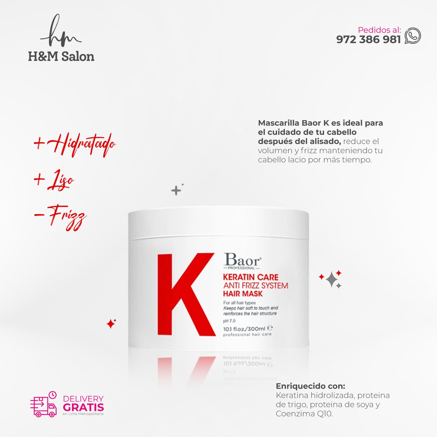BAOR K - DUO KERATIN CARE Shampoo + Mascara