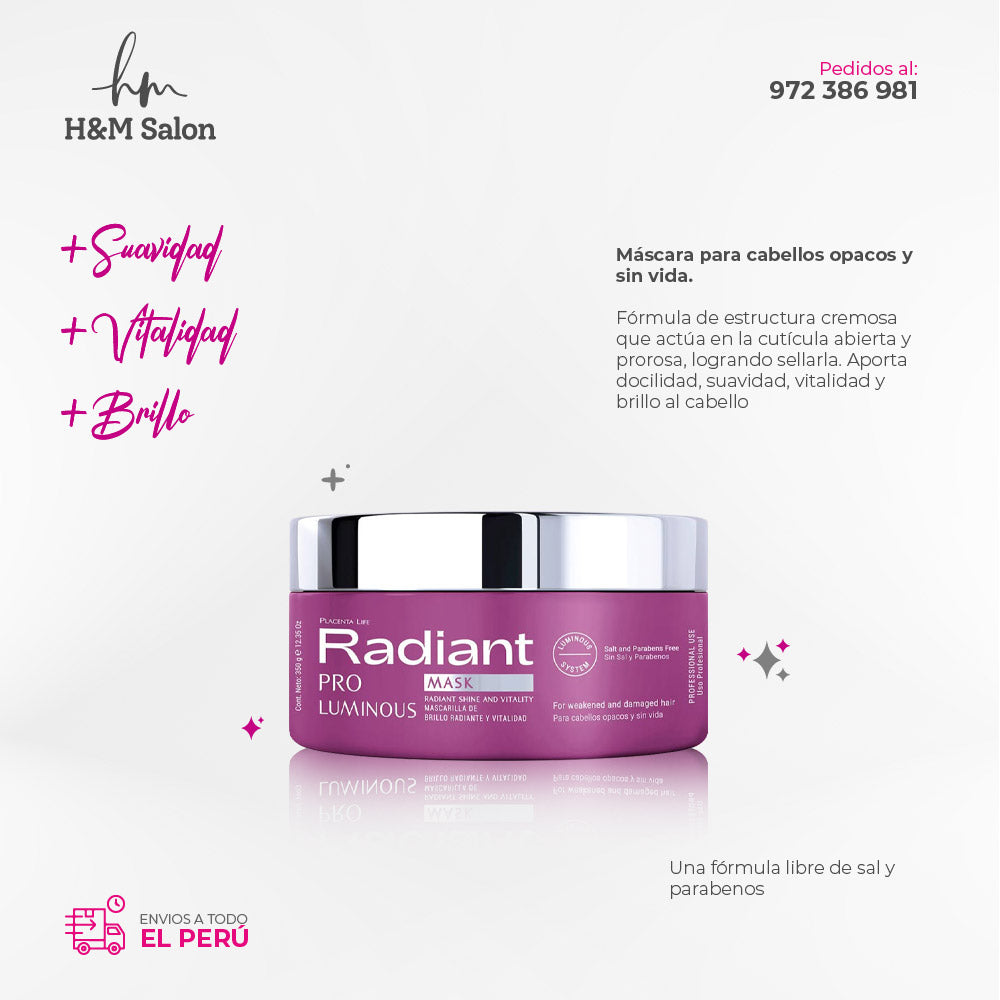 RADIANT - KERATIN PRO LUMINOUS Mascara 350 ml