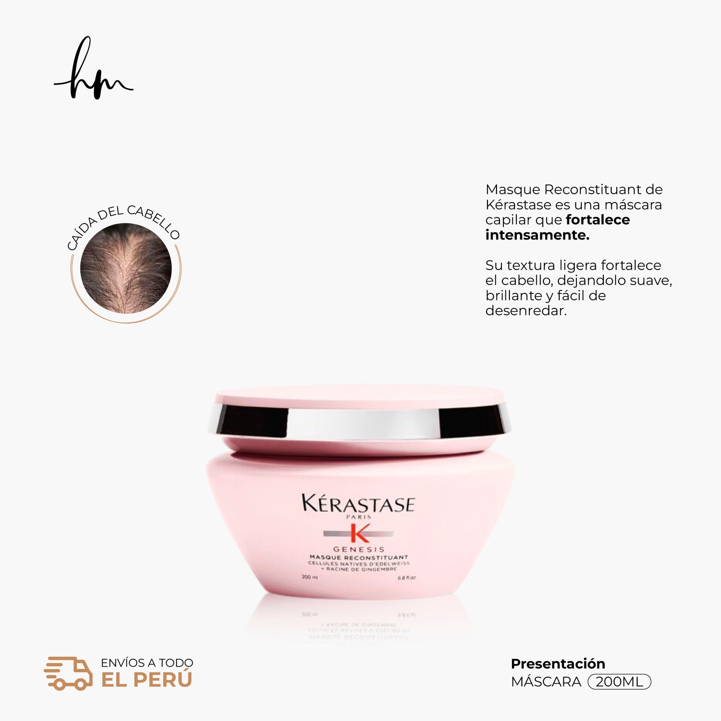 KÉRASTE GENESIS • Mascara Masque Reconstituant 200ml