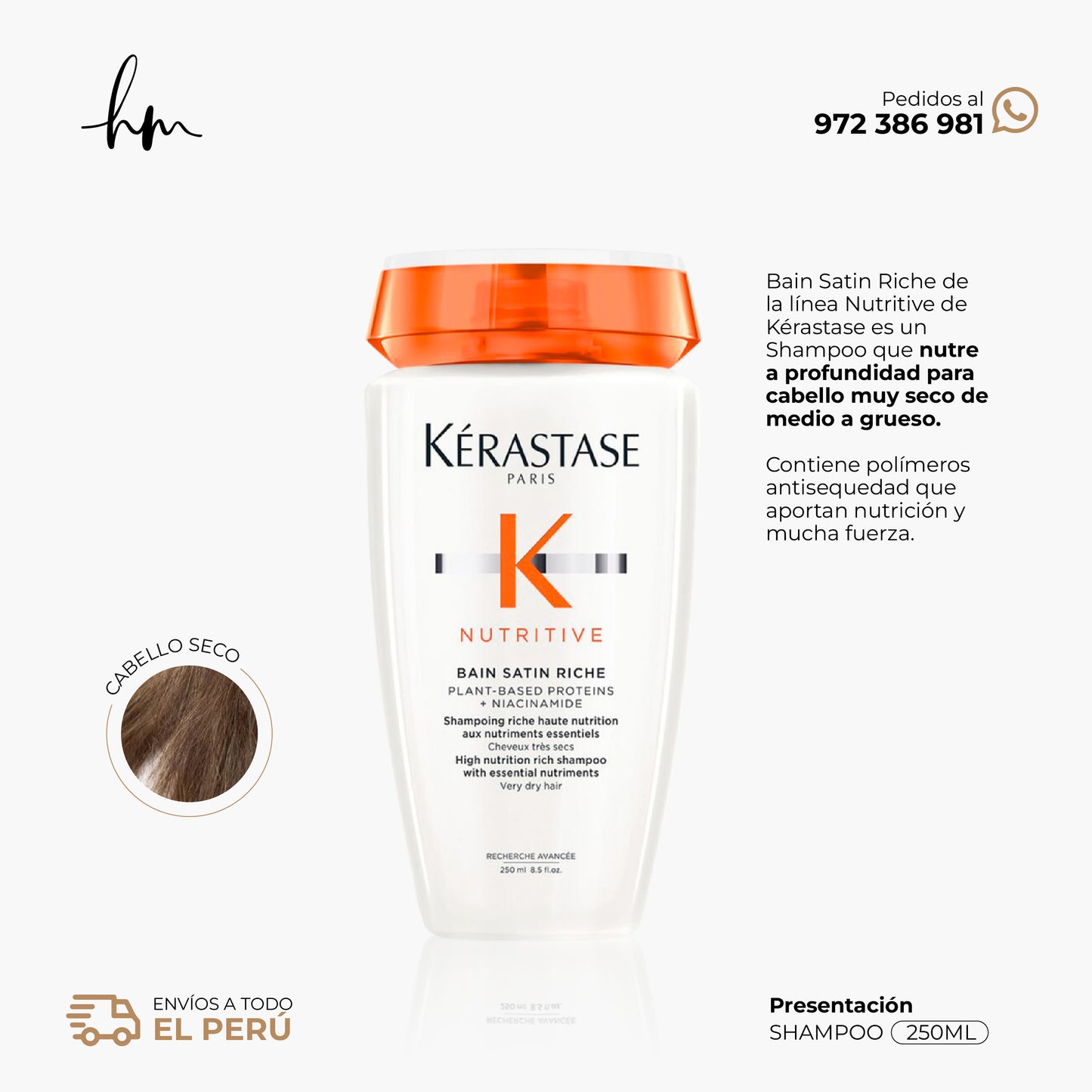 KÉRASTASE Nutritive • Shampoo Bain Satin Riche 250ml