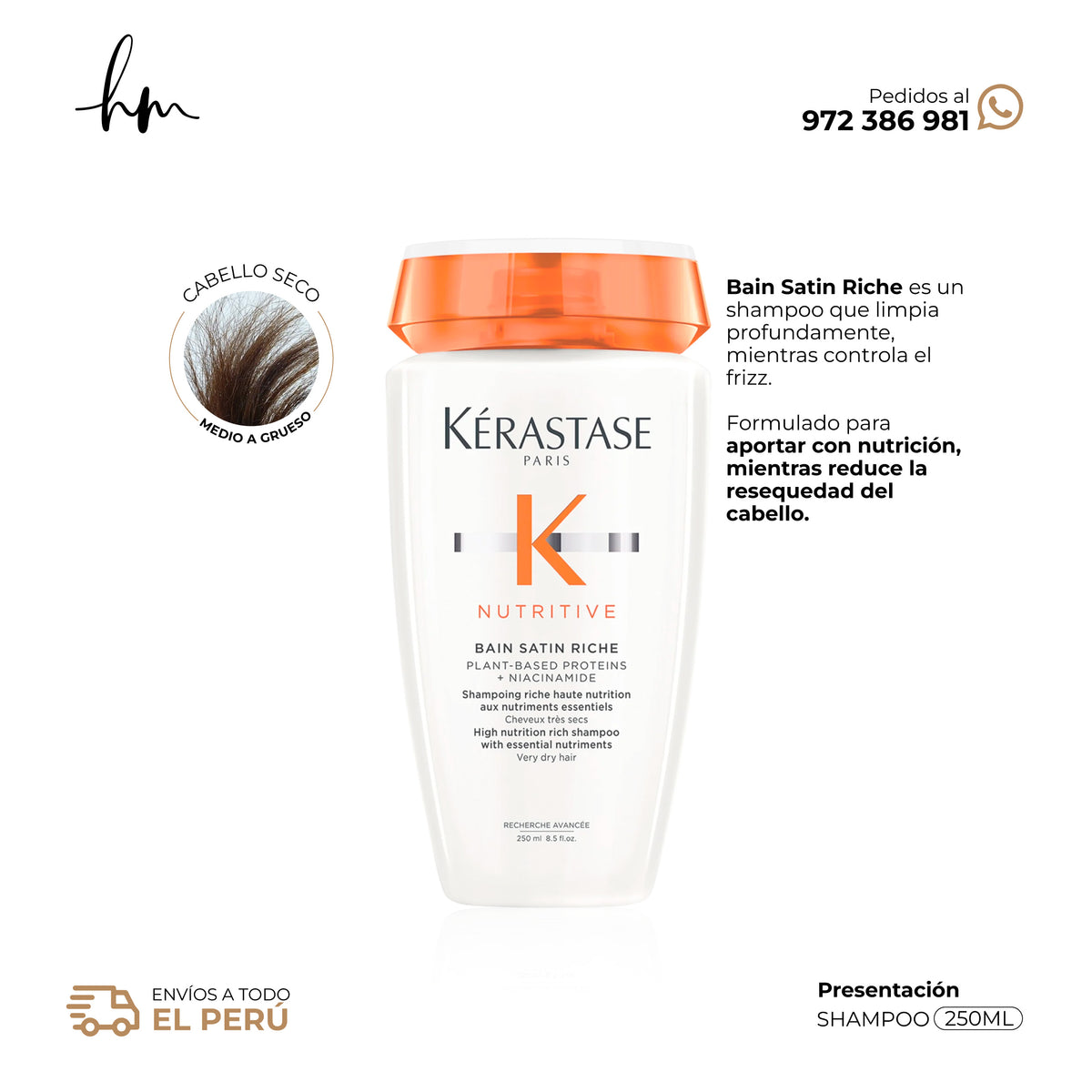 KÉRASTASE Nutritive • Shampoo Bain Satin 250ml