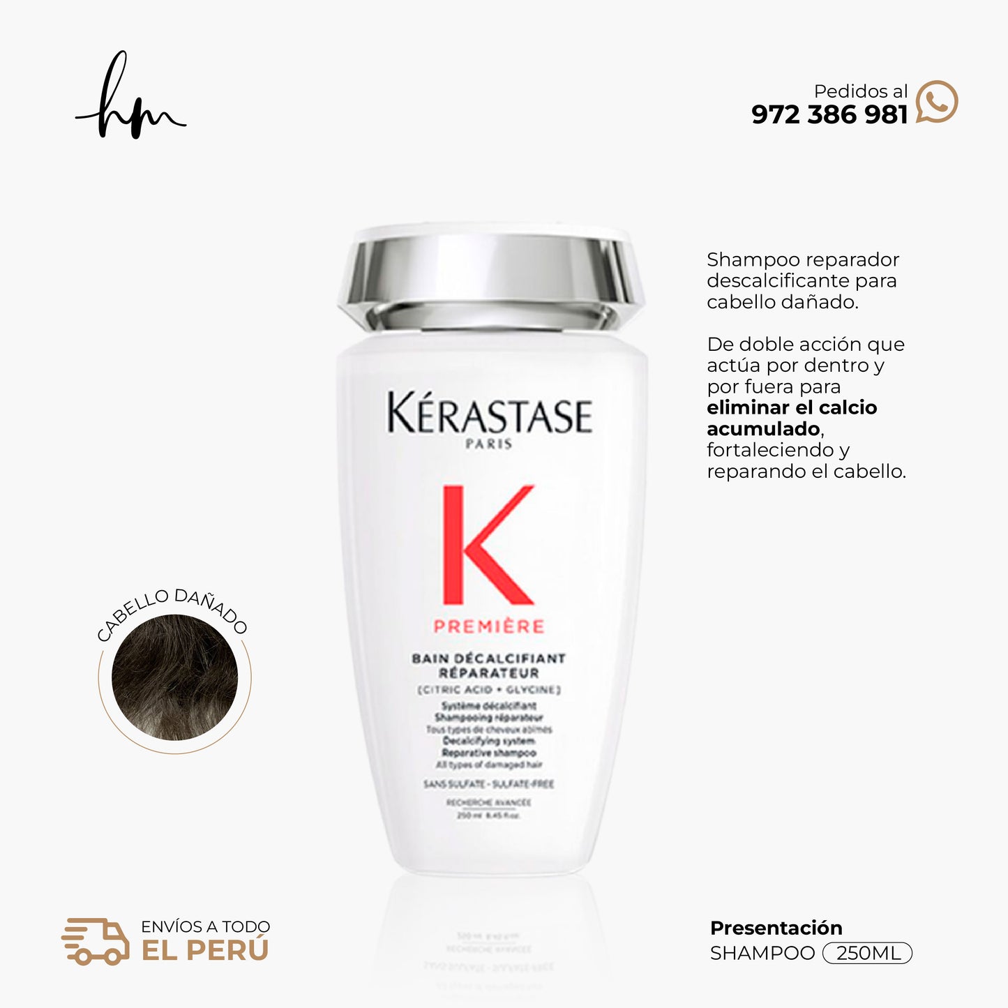 KÉRASTASE Premiere • Shampoo Bain Decalcifiant Reparateur 250ml