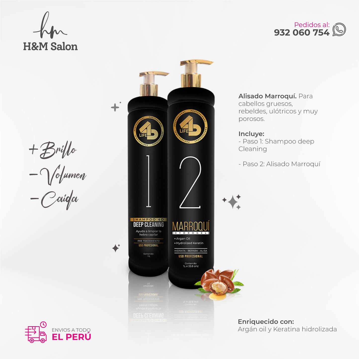 4D PROFESSIONAL - ALISADO MARROQUI 4D 1L