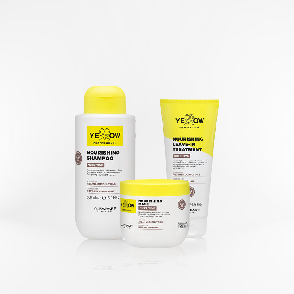 YELLOW - NUTRITIVE TRIPACK para cabello seco