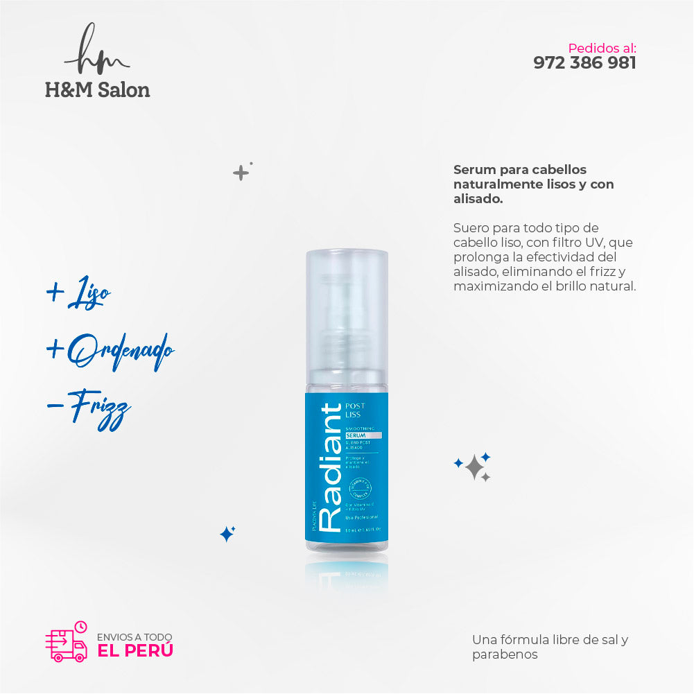 RADIANT - POST LISS TRIO + Serum capilar