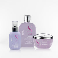 ALFAPARF SEMI DI LINO - Smoothing Tripack Shampoo + Mask + Cream