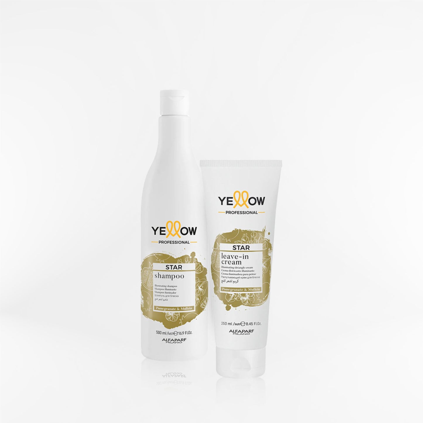 YELLOW - STAR DUO Shampoo y leave-in para todo tipo de cabello