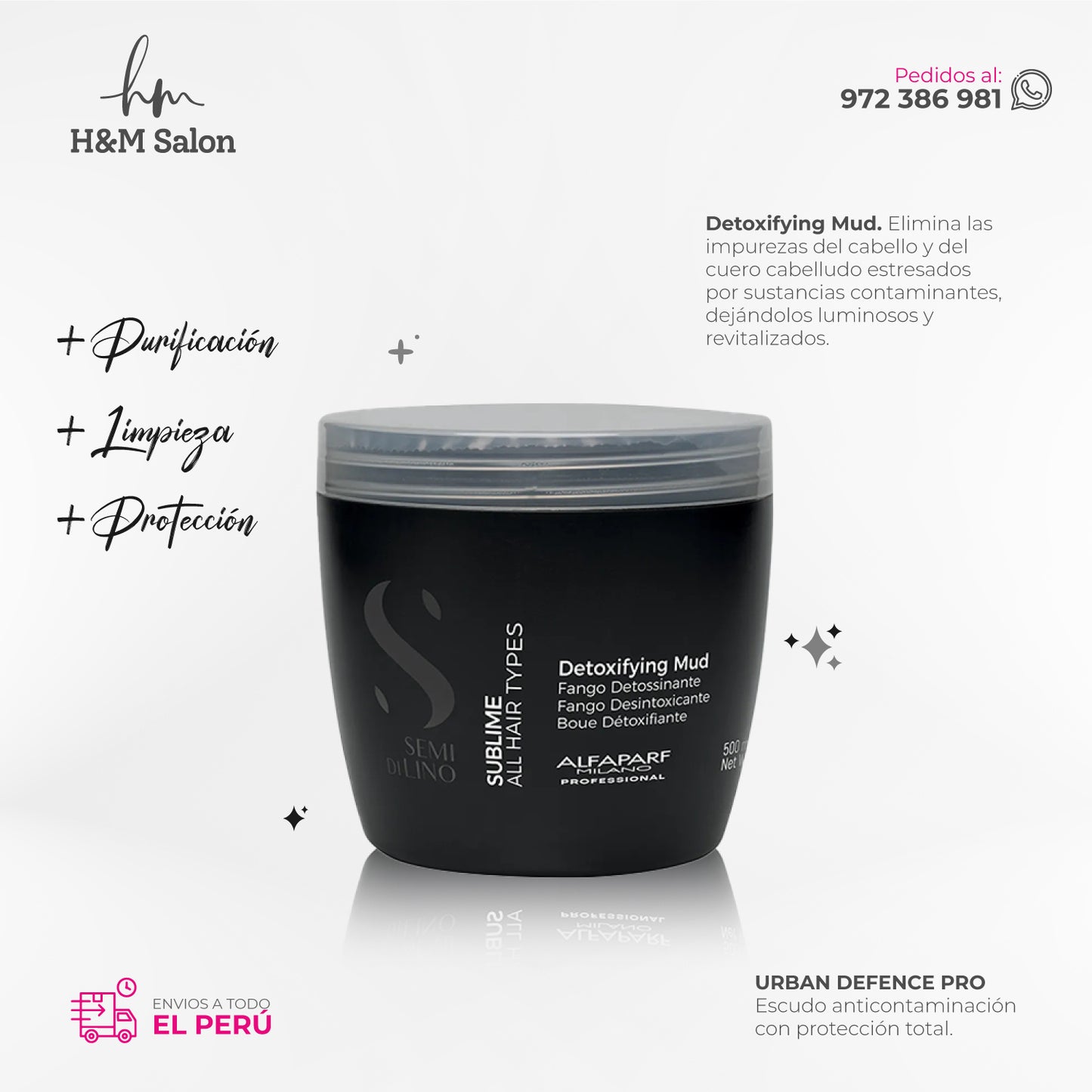 ALFAPARF SEMI DI LINO - Sublime Detoxifying Mud 500 ml