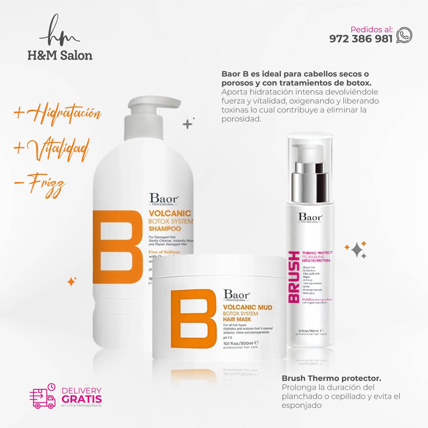 BAOR B - DUO VOLCANIC MUD + BRUSH