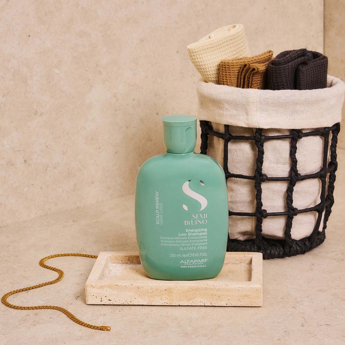 ALFAPARF SEMI DI LINO - Scalp Duo Energizing shampoo + energizing tonic