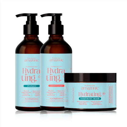 AMAZONIC Hydrating • KIT Shampoo + Acondicionador + Mascara
