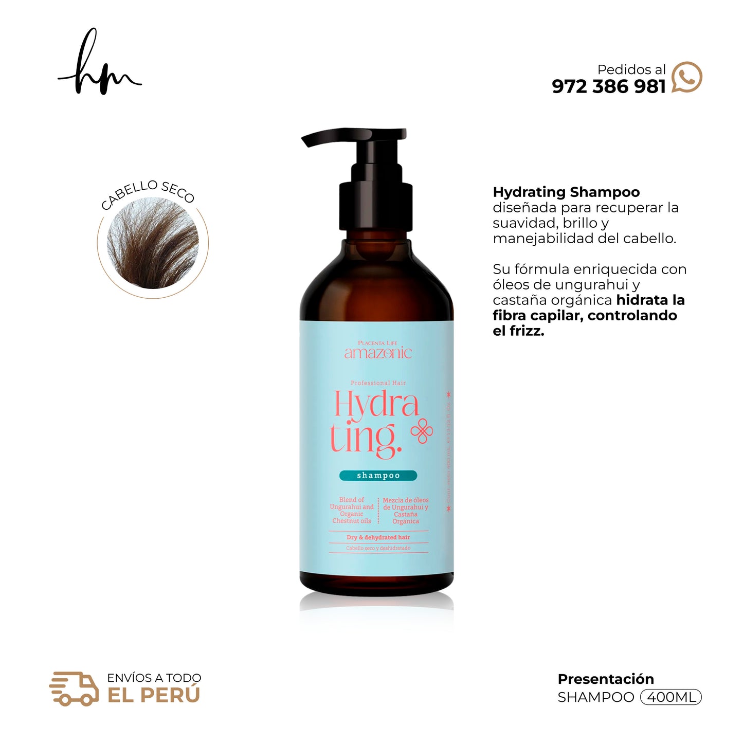 AMAZONIC Hydrating • Shampoo 400ml