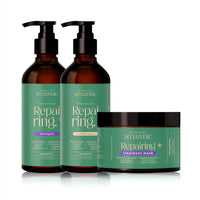 AMAZONIC Repairing • KIT Shampoo + Acondicionador + Mascara
