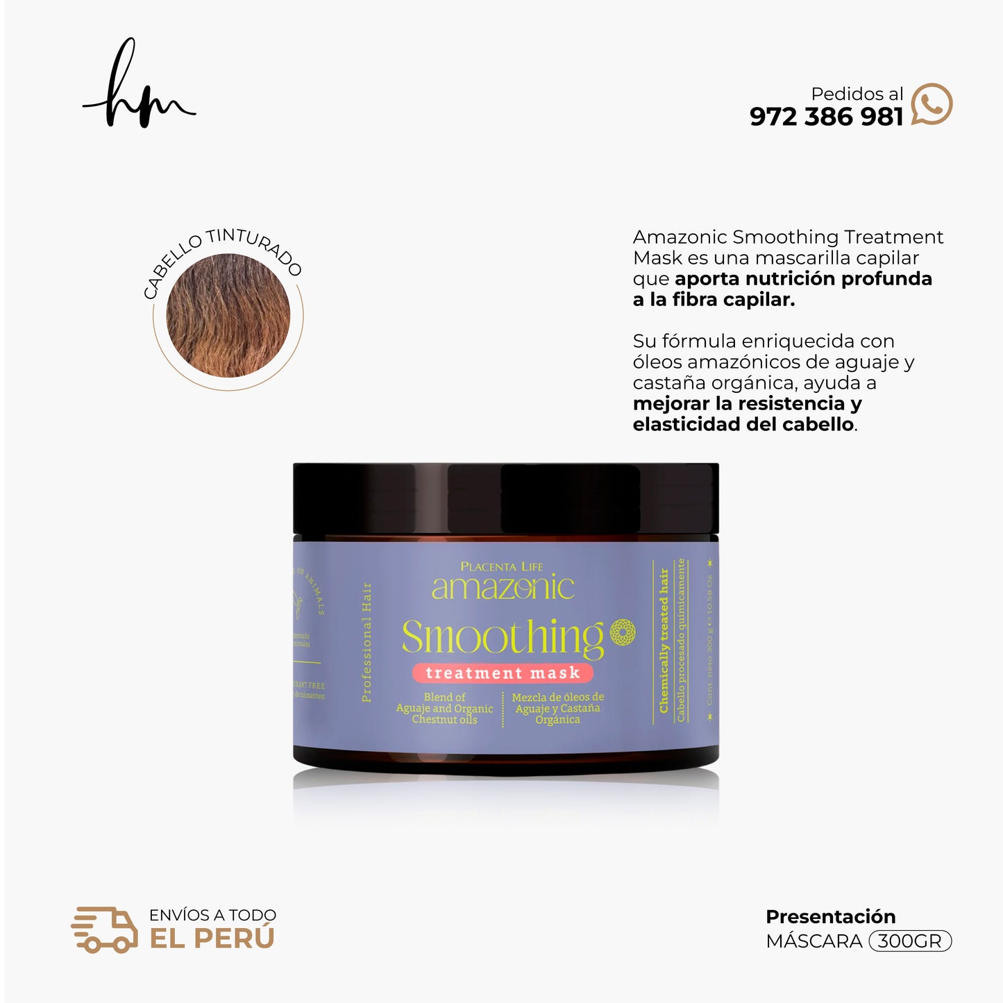 AMAZONIC Smoothing • Mascara 300gr