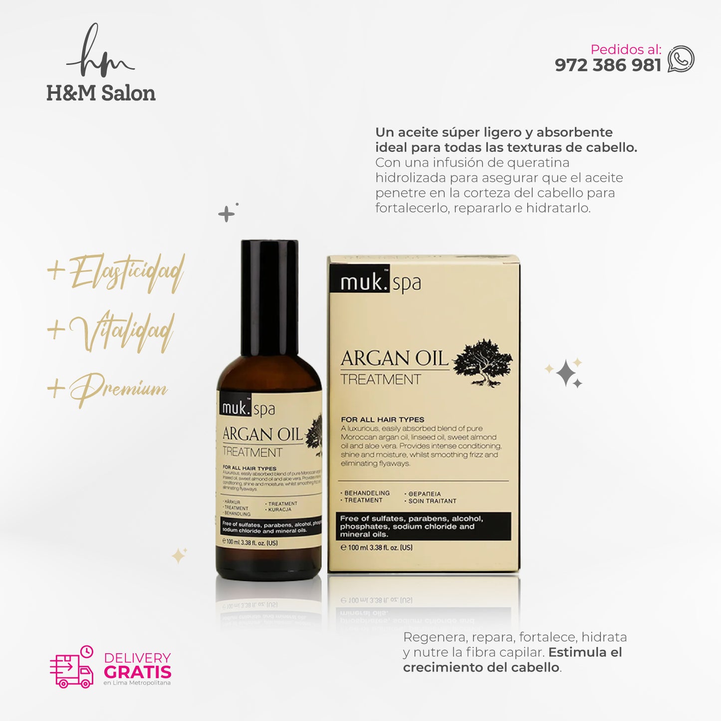 MUK - Spa Aceite de Argán ARGAN MUK 100 ml
