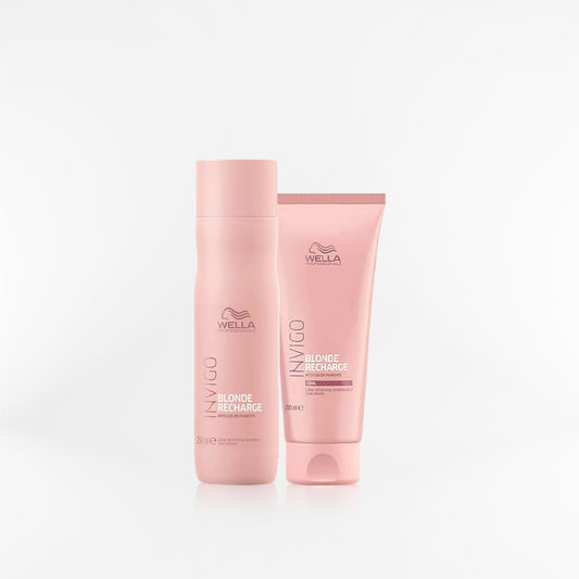 WELLA - INVIGO BLONDE RECHARGE DUO shampoo + acondicionador