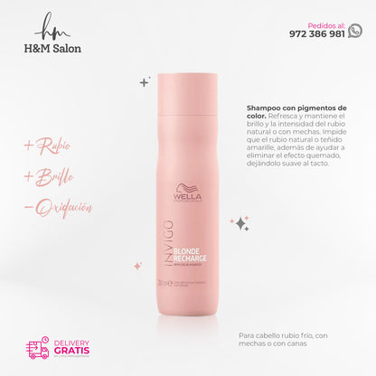 WELLA - INVIGO BLONDE RECHARGE shampoo 250 ml