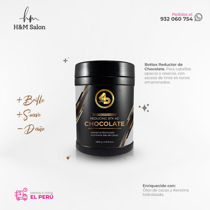 4D LIFE PROFESSIONAL - BOTTOX REDUCTOR DE CHOCOLATE 1K
