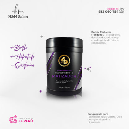 4D LIFE PROFESSIONAL - BOTTOX REDUCTOR MATIZADOR 1K
