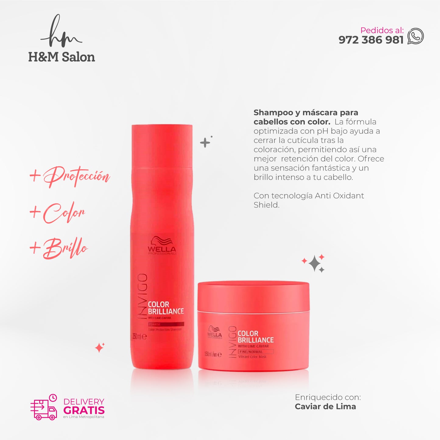WELLA - INVIGO COLOR BRILLANCE DUO shampoo + mascara