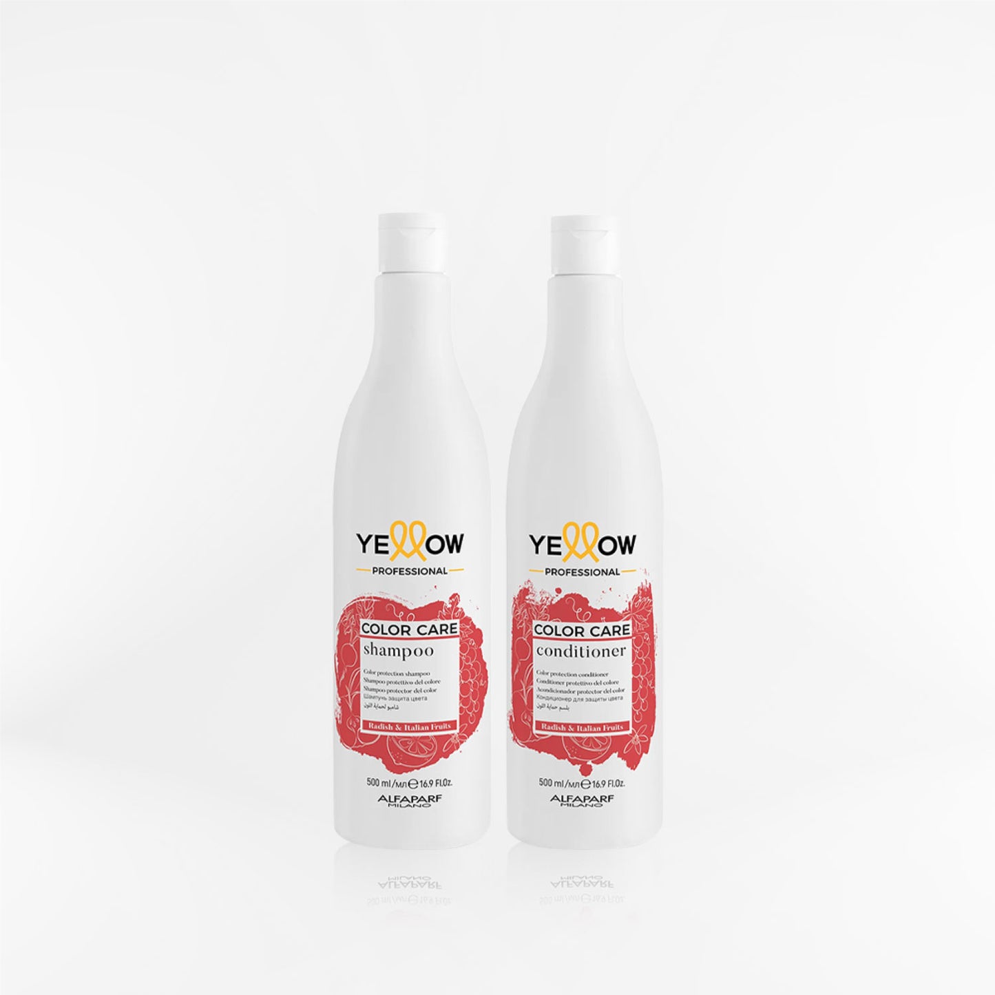 YELLOW - COLOR CARE DUO Shampoo y Acondicionador para cabellos teñidos 500 ml