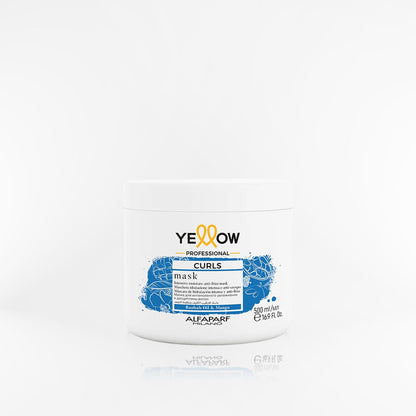YELLOW - CURLS Máscara para cabellos ondulados 500 ml