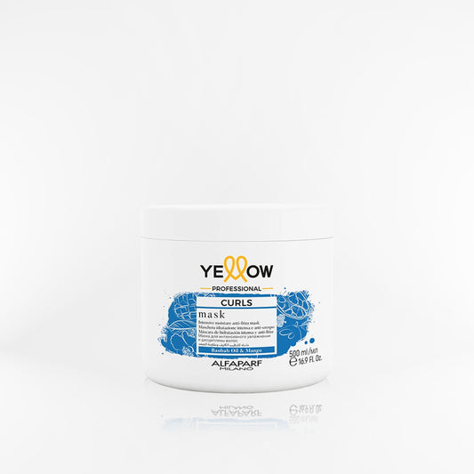 YELLOW - CURLS Máscara para cabellos ondulados 500 ml
