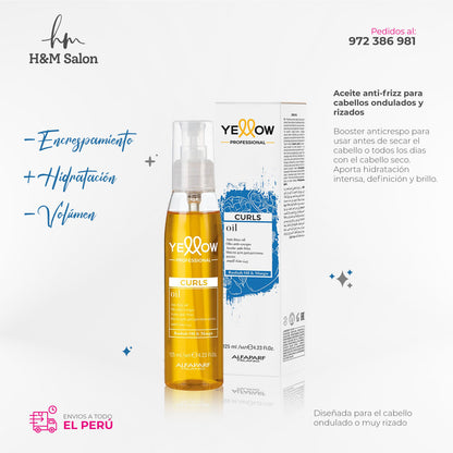 YELLOW - CURLS Oleo para cabellos ondulados 500 ml