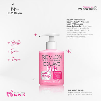 REVLON - EQUAVE KIDS PRINCESS SHAMPOO ACONDICIONADOR 300 ml