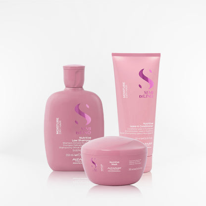 ALFAPARF SEMI DI LINO - Moisture Nutritive Tripack shampoo + mask + conditioner