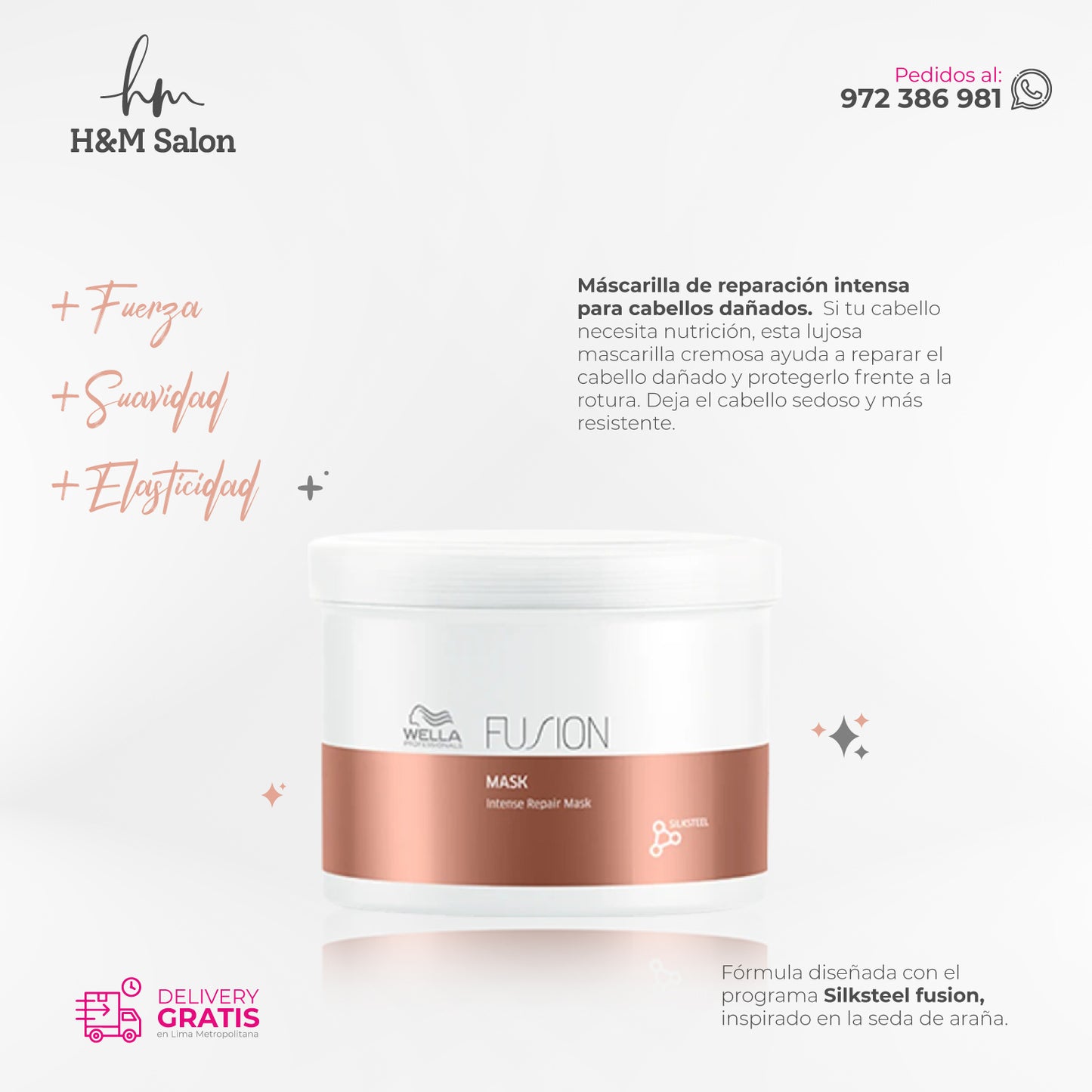 WELLA - FUSION DUO shampoo + mascara
