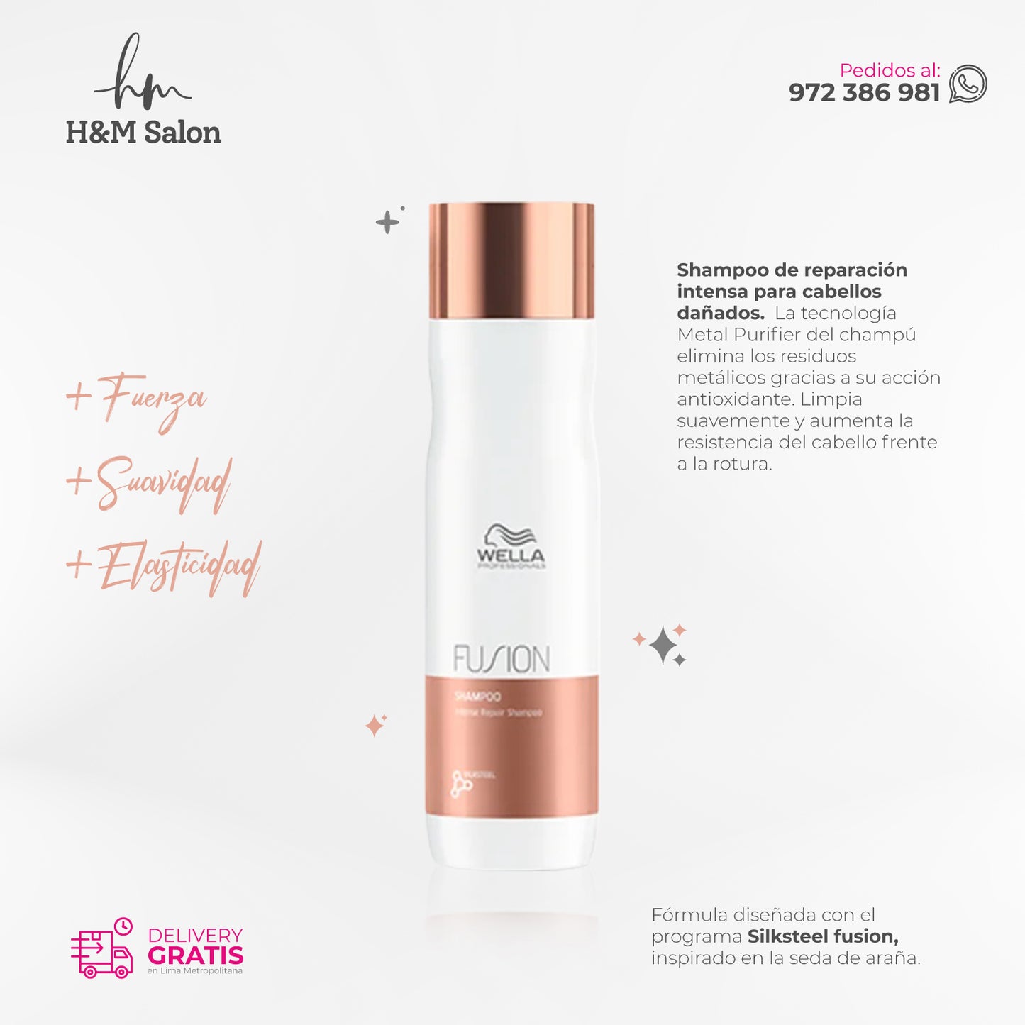 WELLA - FUSION DUO shampoo + mascara