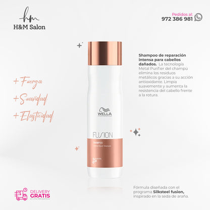 WELLA - FUSION DUO shampoo + mascara
