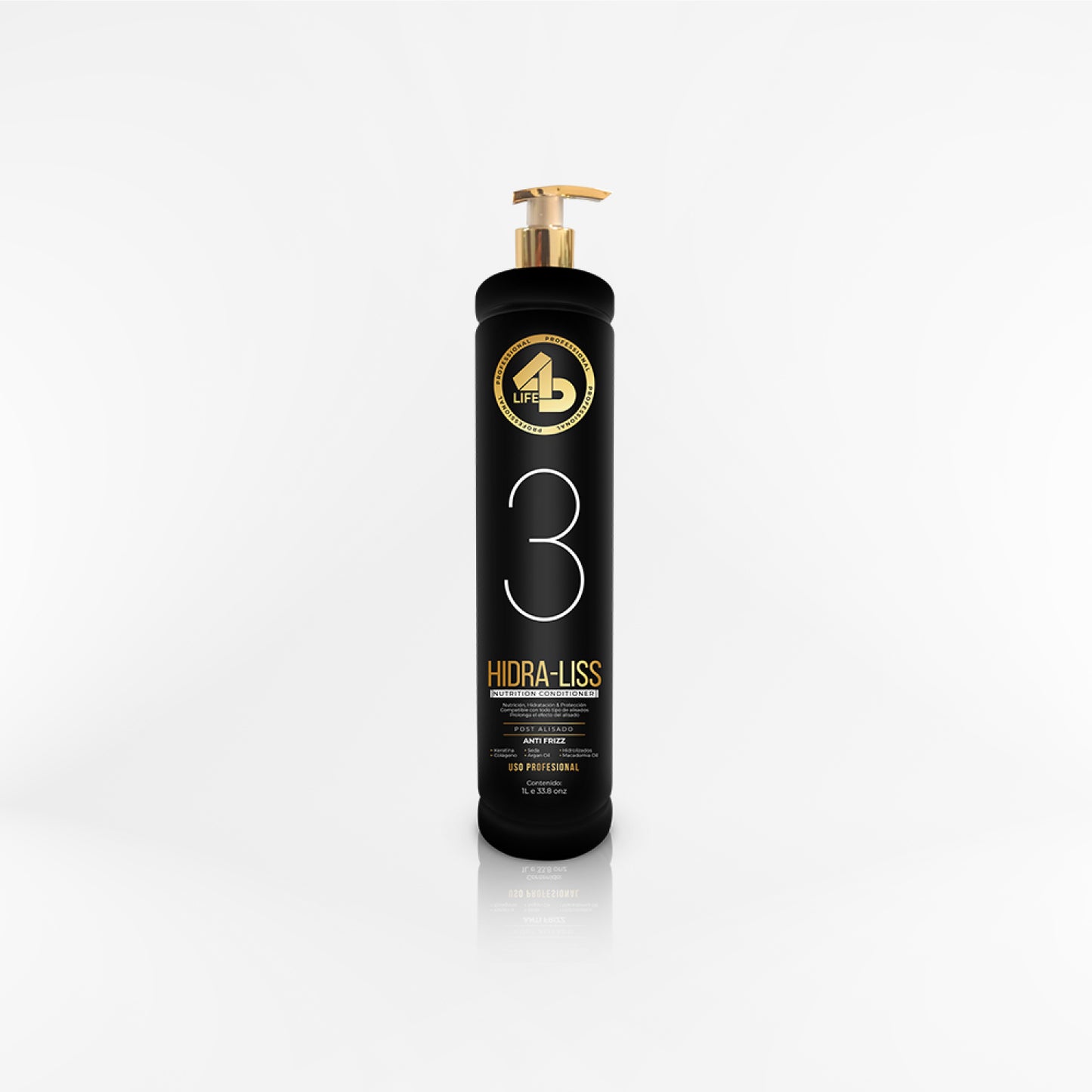 4D LIFE PROFESSIONAL - Acondicionador post alisado HIDRA-LISS 1 L