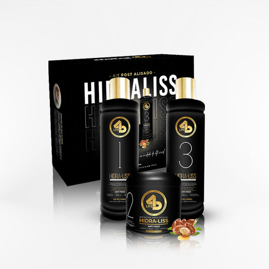 4D LIFE PROFESSIONAL - TRIPACK HIDRA-LISS shampoo + mascara + acondicionador 400 ml