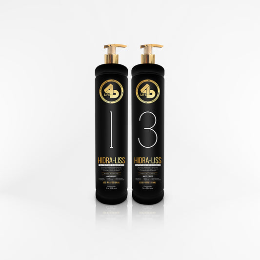 4D LIFE PROFESSIONAL - DUO HIDRA-LISS shampoo + acondicionador 1 L
