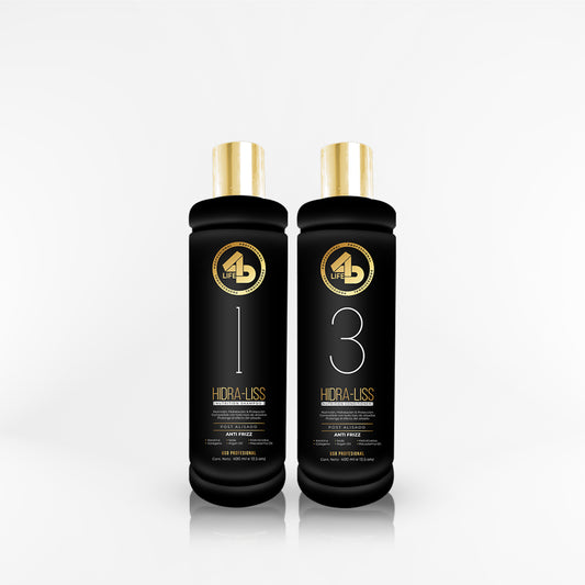 4D LIFE PROFESSIONAL - DUO HIDRA-LISS shampoo + acondicionador 400 ml