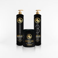 4D LIFE PROFESSIONAL - TRIPACK HIDRA-LISS shampoo + mascara + acondicionador 1 L