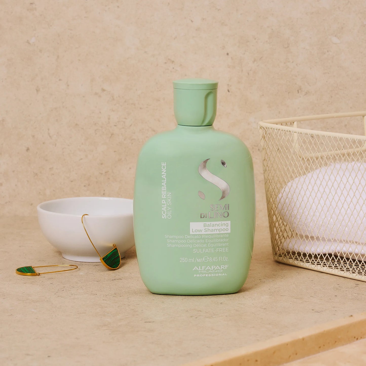 ALFAPARF SEMI DI LINO - Scalp Duo Balancing shampoo + energizing tonic
