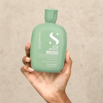 ALFAPARF SEMI DI LINO - Scalp Duo Balancing shampoo + energizing tonic