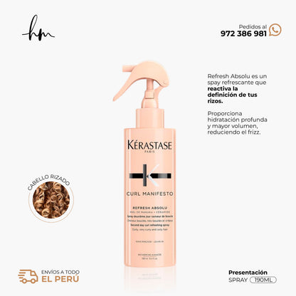 KÉRASTE CURL MANIFESTO • Spray Refresh Absolu 190ml