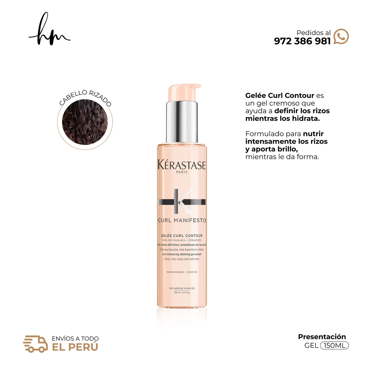 Kérastase Curl Manifesto • Gel Definidor 150ml