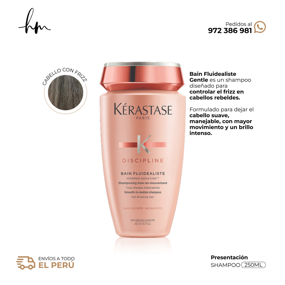 Kérastase Discipline • Shampoo Bain Fluidealiste 250ml