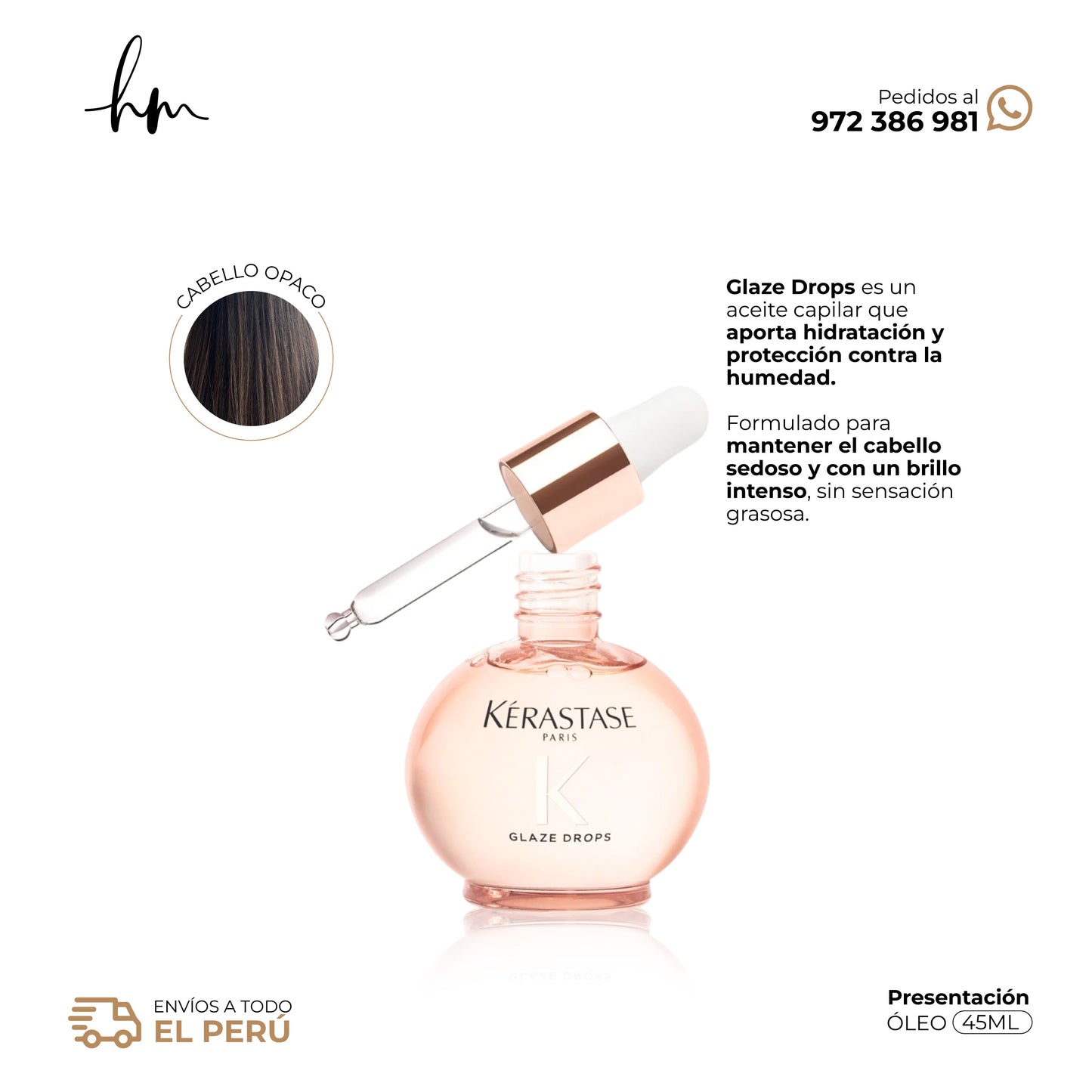 KÉRASTASE GLOSS ABSOLU • Óleo Glaze Drops 45ml